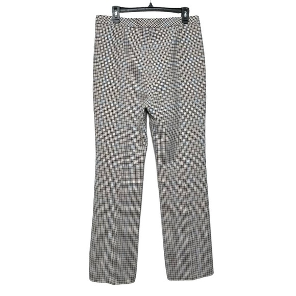 New BOSS Tuleah Regular-Fit Bootcut Trousers In Checked Size 8 - Picture 10 of 14